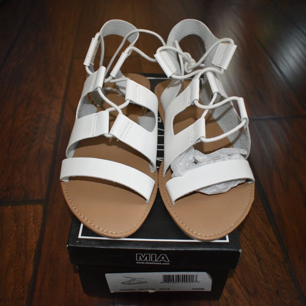 MIA | Lace up leather sandal